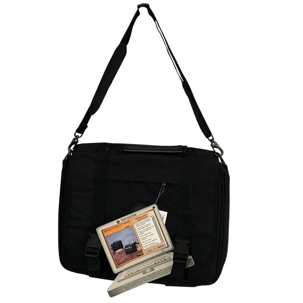 Samsonite Guardian Collegiate Series Crosscampus Laptop Pak Black Shoulder Bag